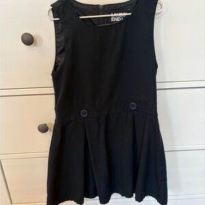 Land's End Navy School Uniform Girls Jumper Top of Knee